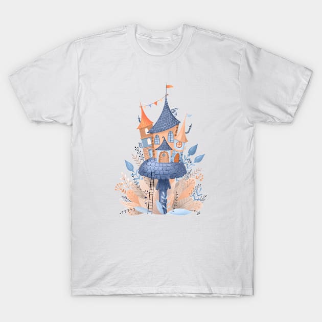 Fairy castle T-Shirt by Elena Amo